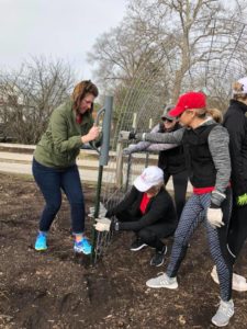 JLI members volunteering during Around the Community