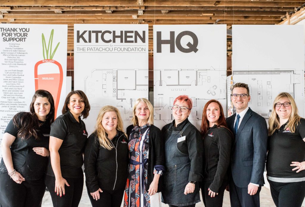 Members of JLI at the official ground breaking of the Patachou Foundation Kitchen HQ